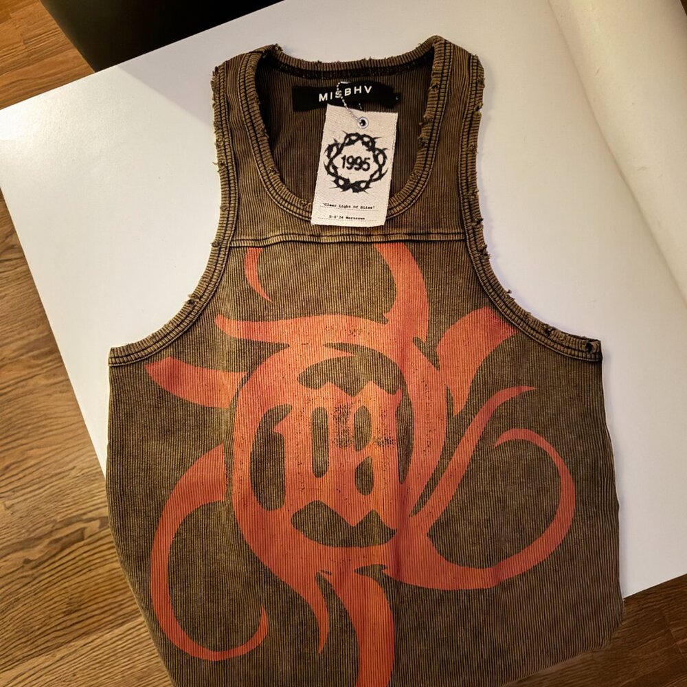 MISBHV Brown 'The Beach' Tank Top - Picture 2 of 5